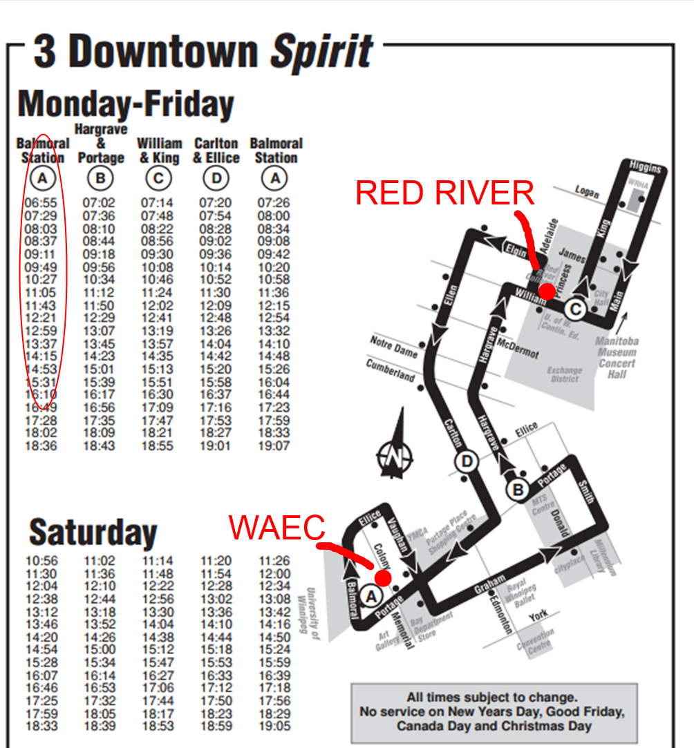 Red River College Map Map To Red River College