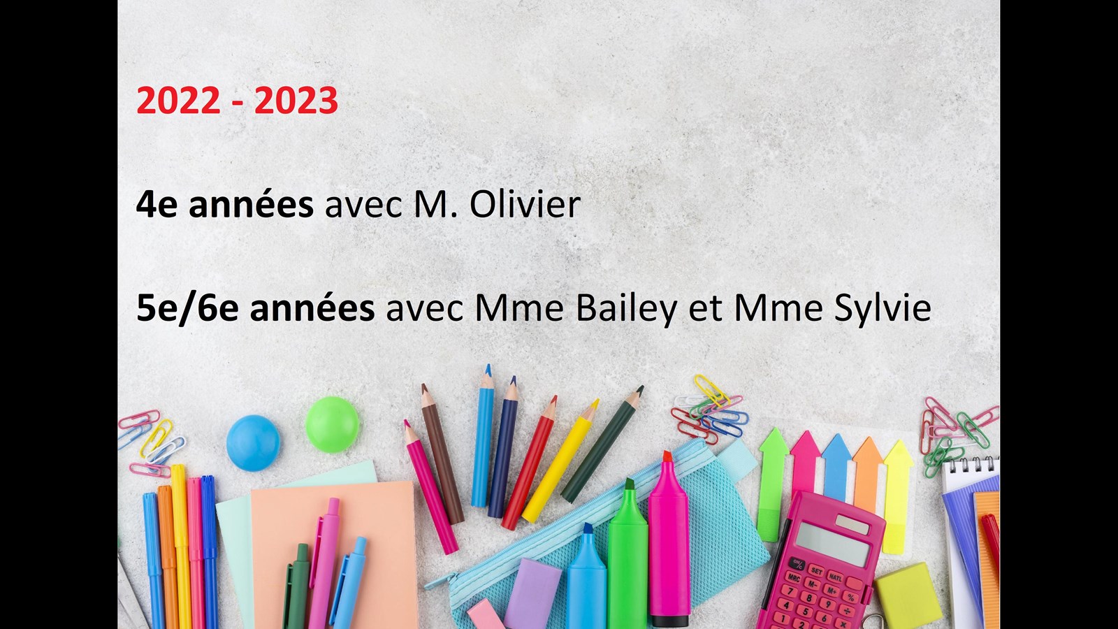 2022-2023 Grade 4-6 teachers