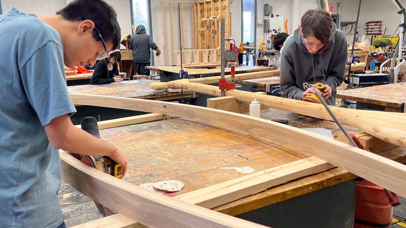 St John s High School Build A Warming Hut